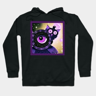 Steampunk Owl Space Explorers Hoodie